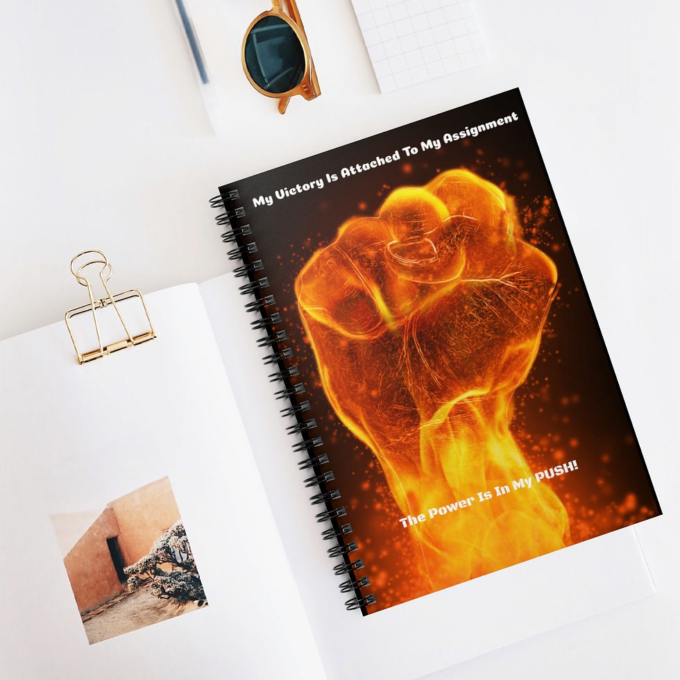 Thumbnail: Fire Fist Spiral Notebook - Ruled Line