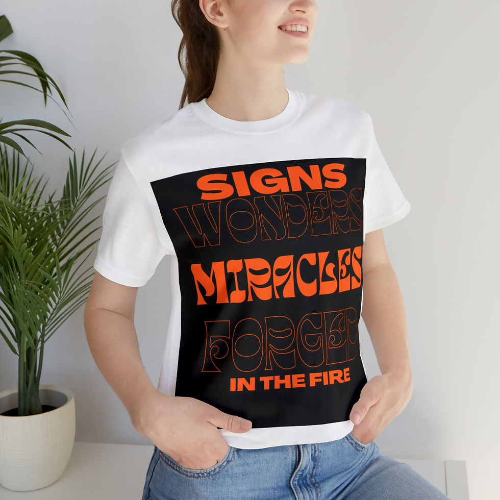 Thumbnail: Signs Wonders Miracles Unisex Jersey Short Sleeve Tee