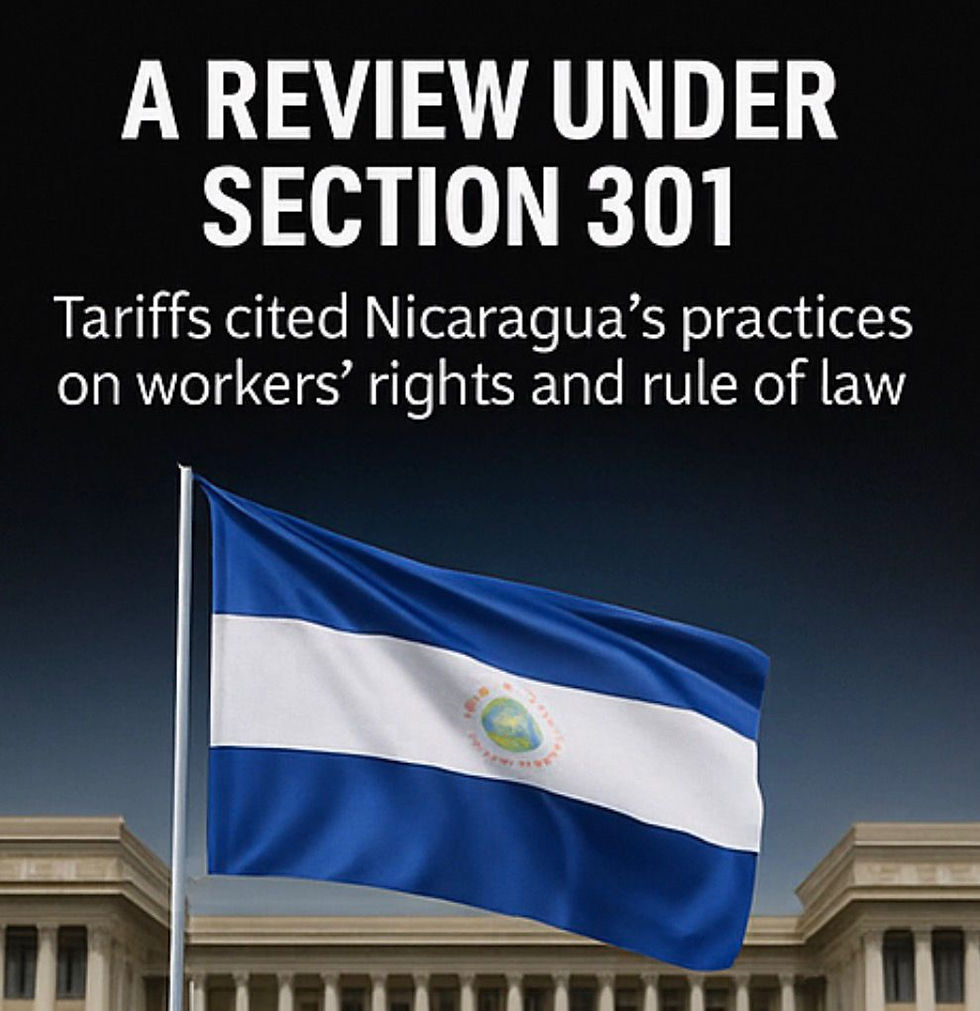 U.S. Proposes 100% Tariffs on Nicaraguan Imports — Industry Prepares for Possible Impact