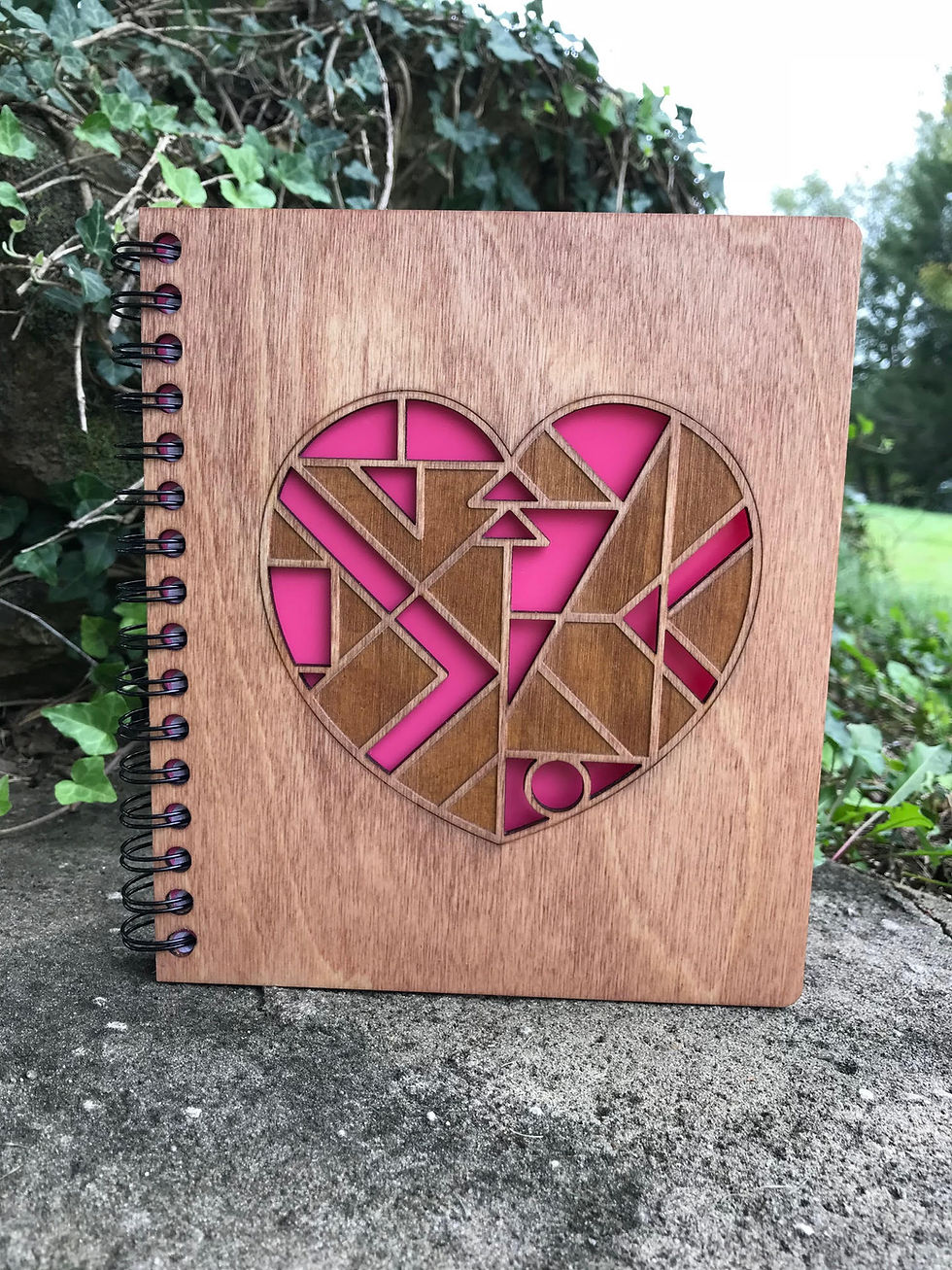 Thumbnail: Wood-Covered Notebook