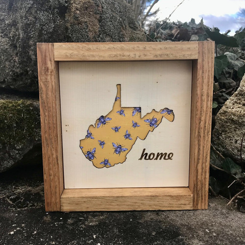 Peekaboo Decorative Wall Hanging - 8x8 || TheCaptainsPineapple