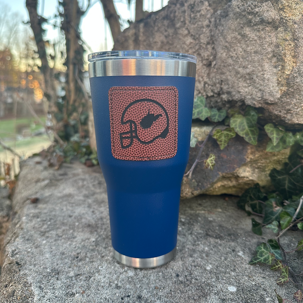 Thumbnail: West Virginia University Football Patch Tumblers