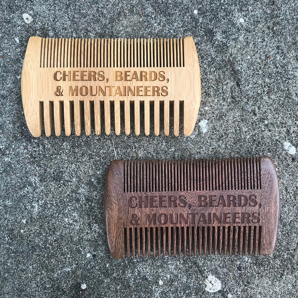 Thumbnail: Genuine Wood Beard Comb