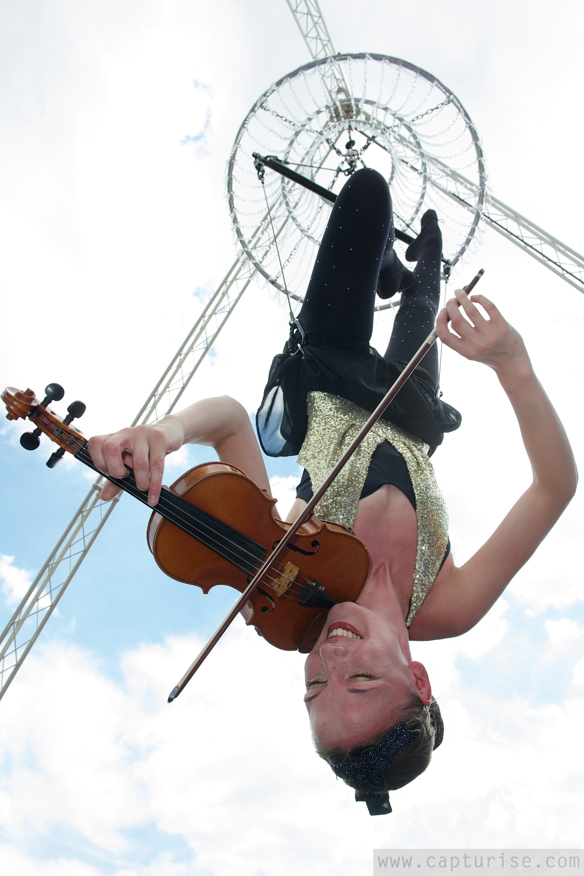 Aerial Violinist