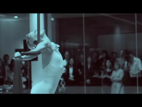 Aerial silks show