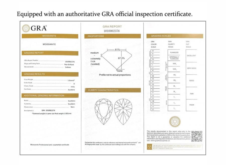 Thumbnail: 4 Prong - 0.58 Carat Cushion Cut Diamond - Solitaire Stud Earrings - 18K Rose G