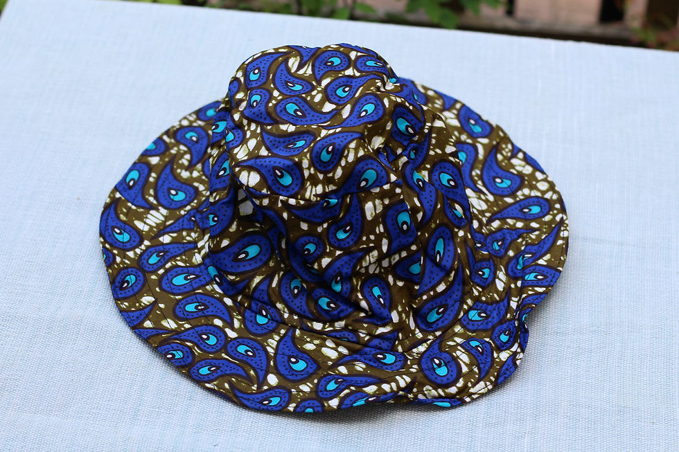 Blue paisley