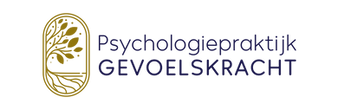 Logo van Psychologiepraktijk Gevoelskracht met boom als symbool voor groei, veerkracht en innerlijke kracht.