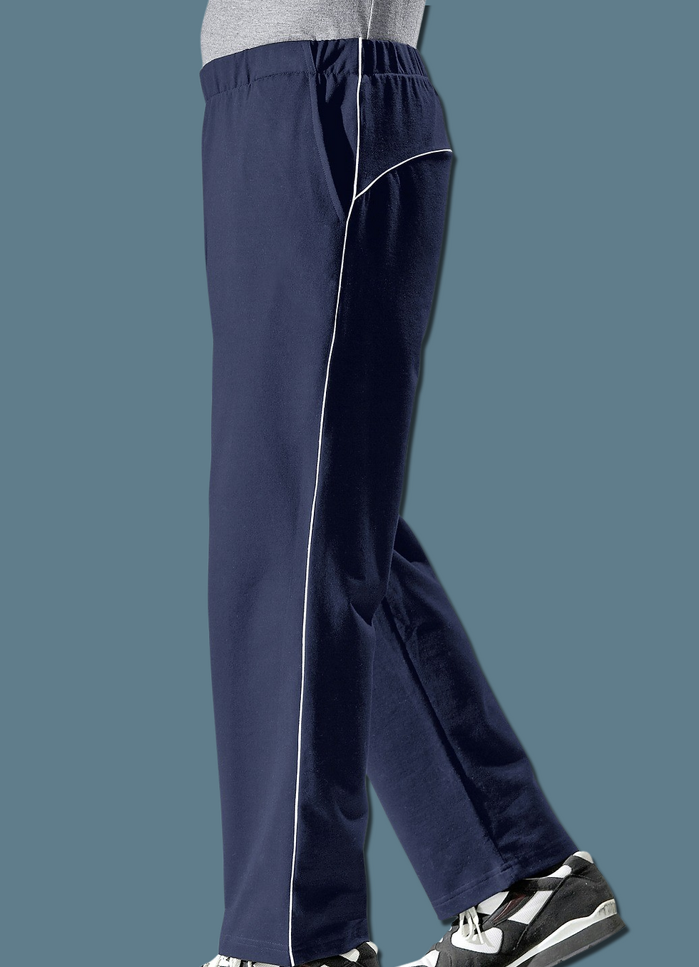 Biyeli Lacivert Erkek Pantolon