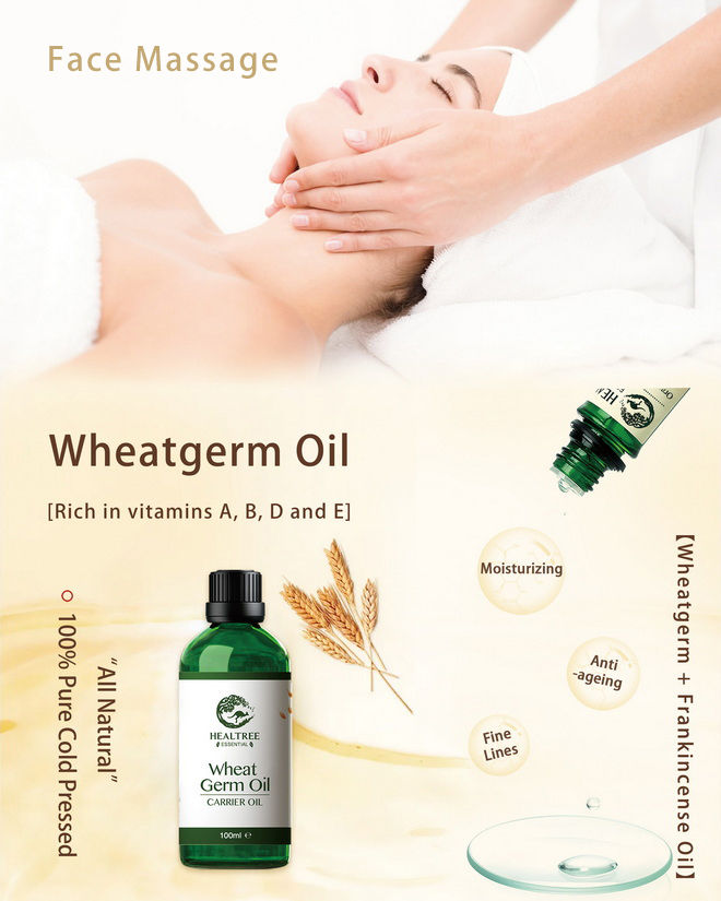 face massage oil - wheat germ oil