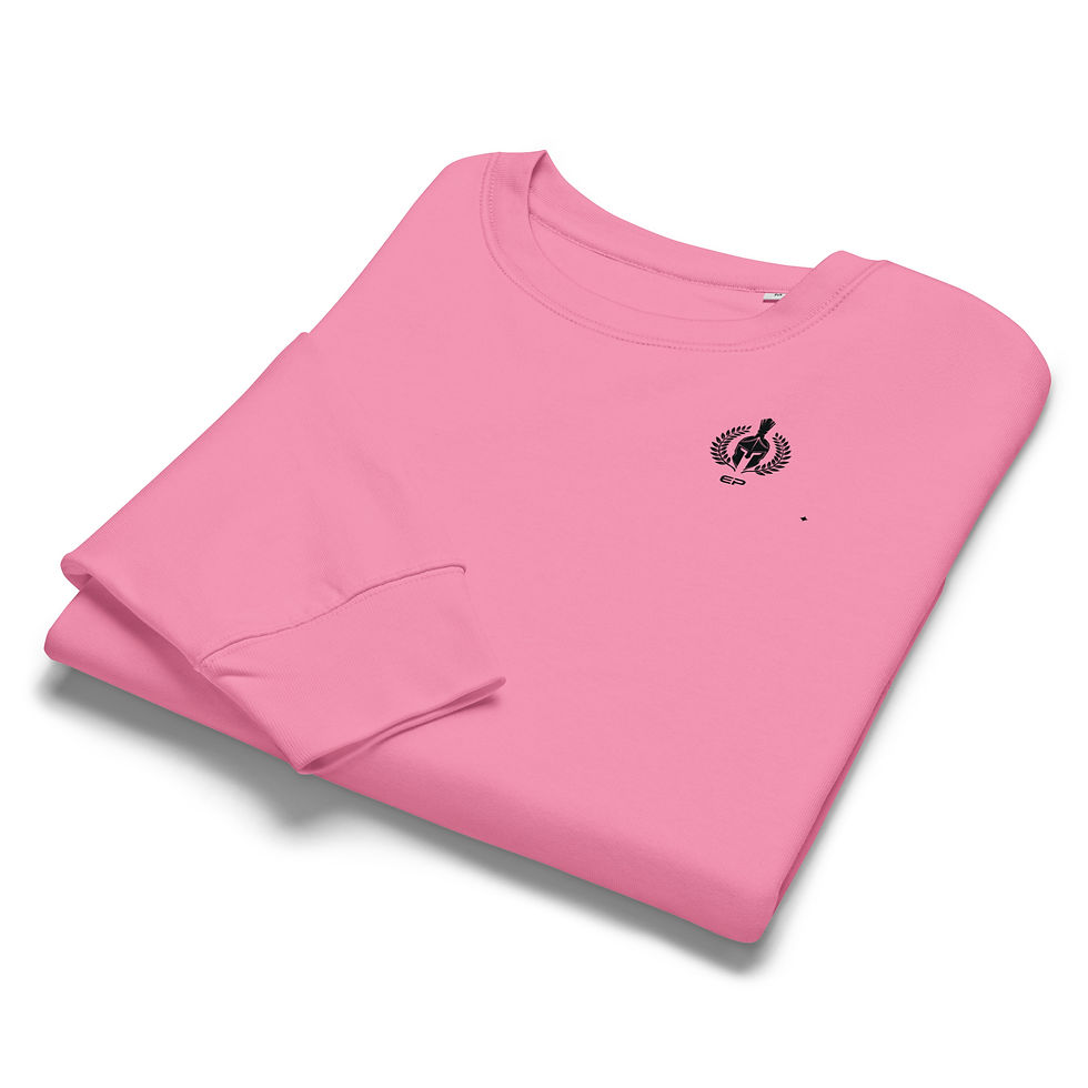 Thumbnail: Folded pink long-sleeve shirt with logo