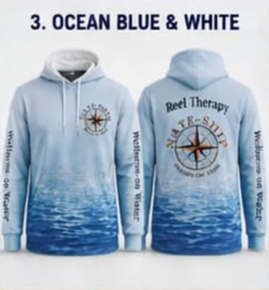Ocean Blue/White