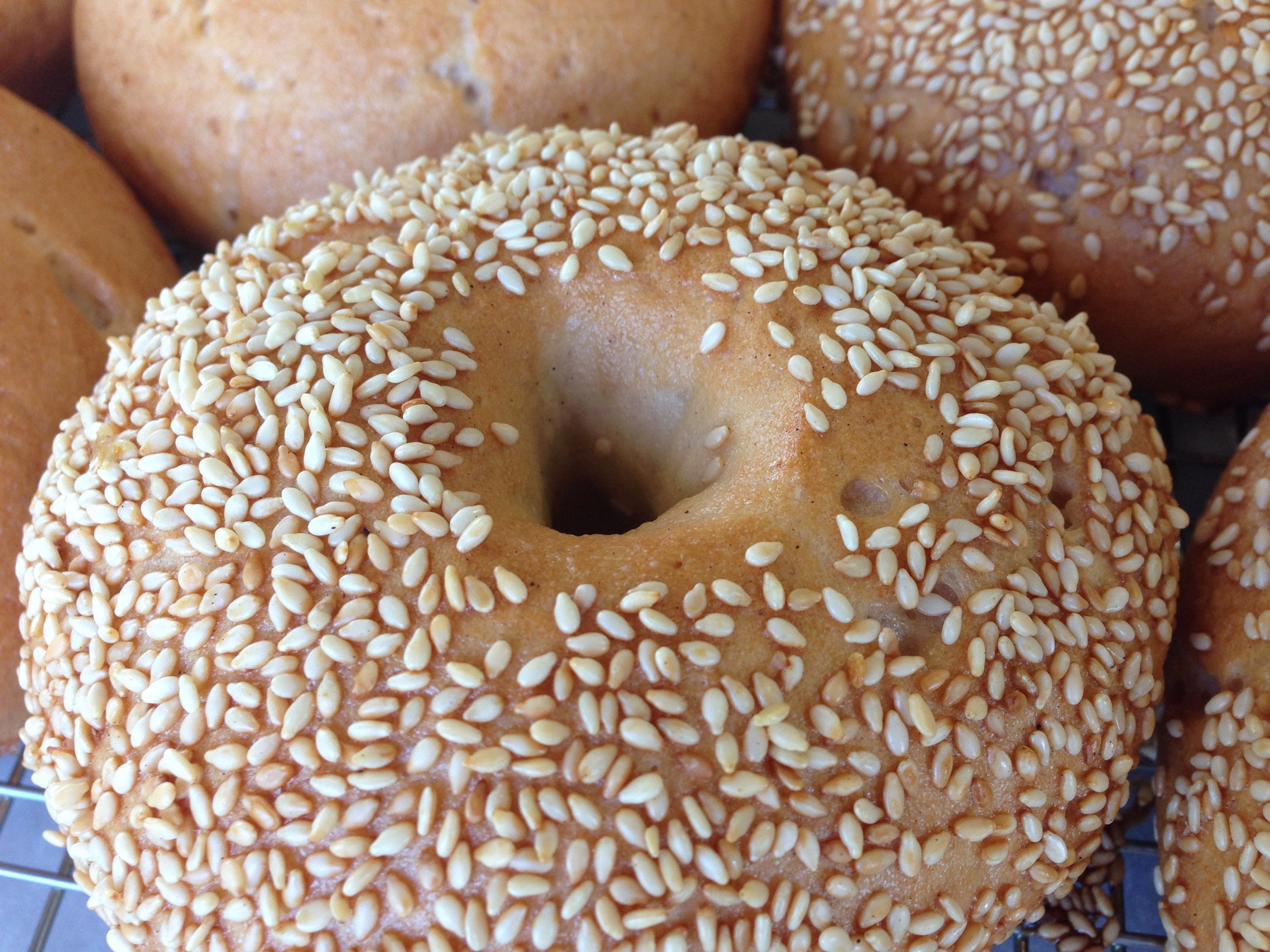 Sesame Seed Bagel, GF Vegan, 6 pcs