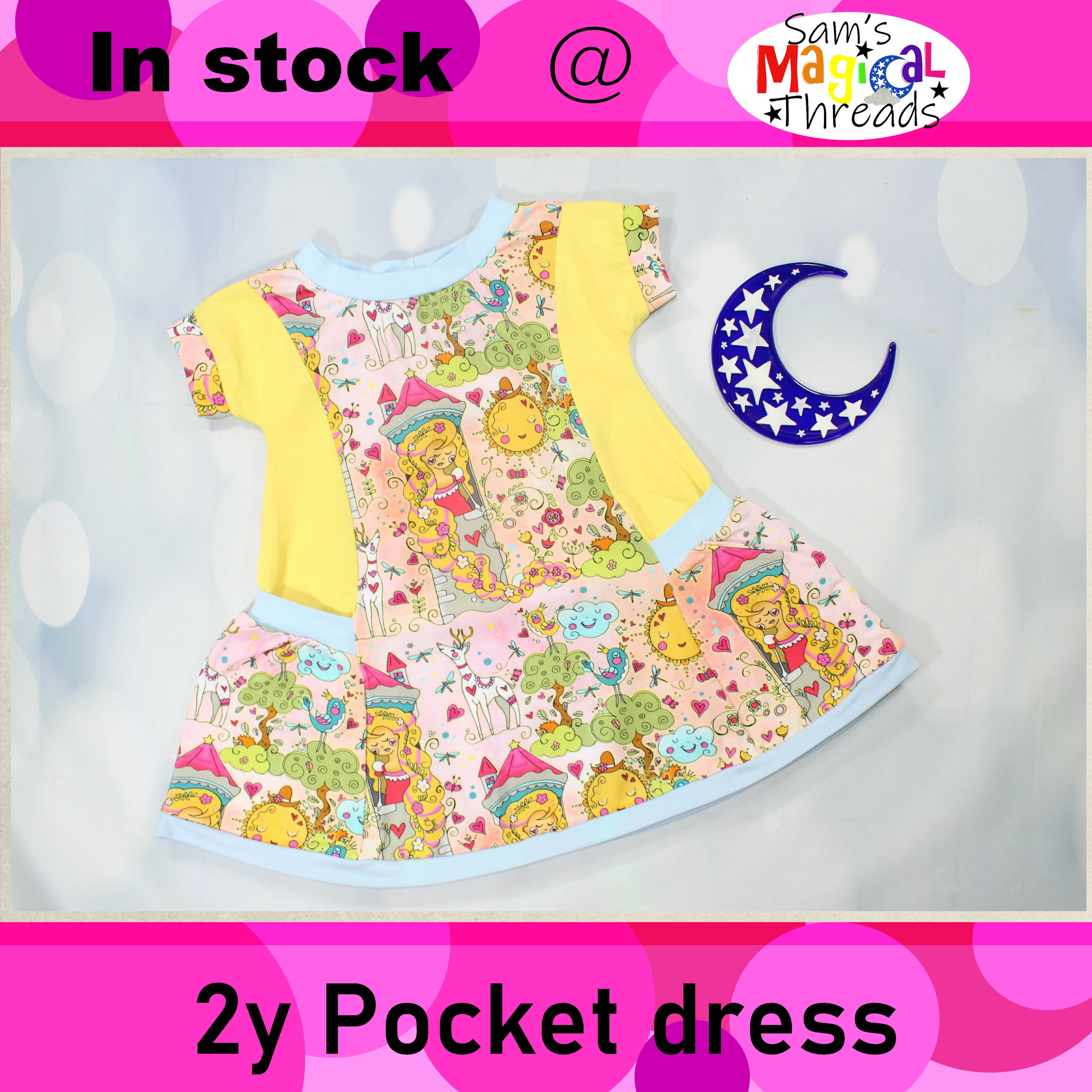2y Rapunzel Pocket dress