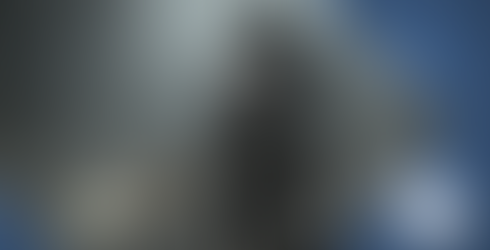 A dark figure stands in front of a forest wielding a sword.