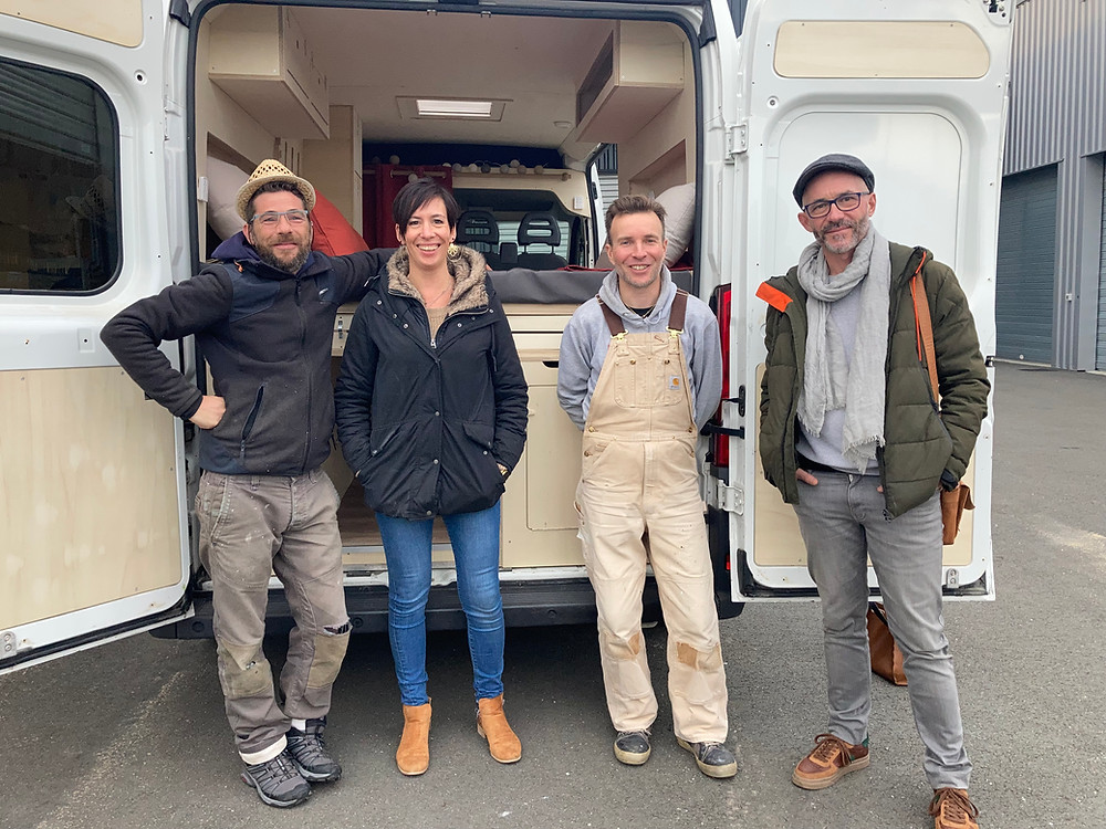 Livraison d'un Peugeot Boxer aménagé
