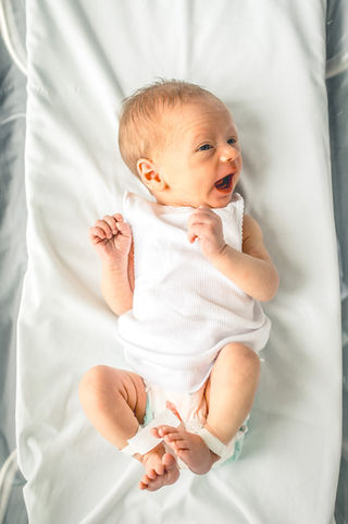 Fresh 48 newborn photography. In Hosptial newborn session Royal Northshore Hospital, The Mater Hospital. Suzanne Stevenson Photography.