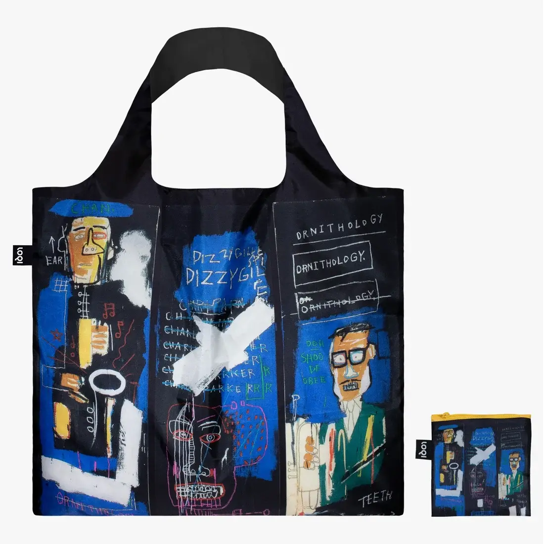 'Horn Players' by Jean-Michel Basquiat Tote Bag