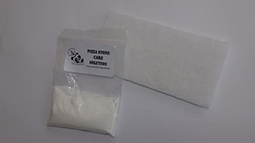 Thumbnail: Pizza Oven Taste - Large cordierite baking stone with 5 piece cleaning care kit