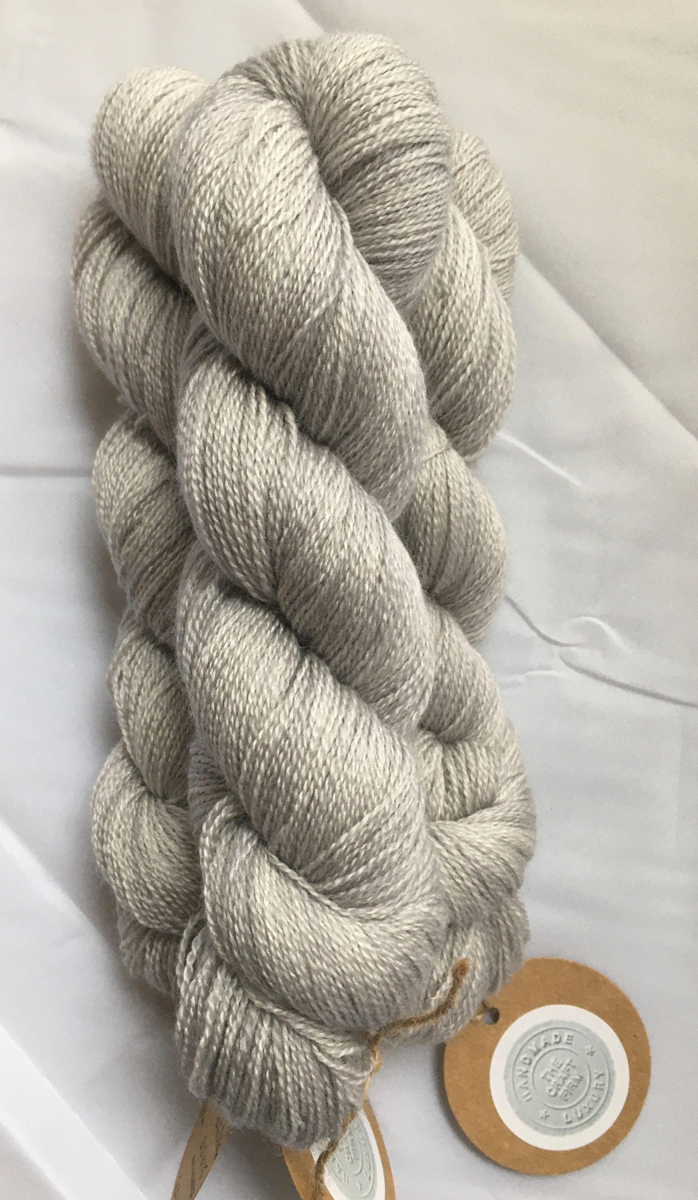 Hand-dyed BFL and Silk lace weight yarn