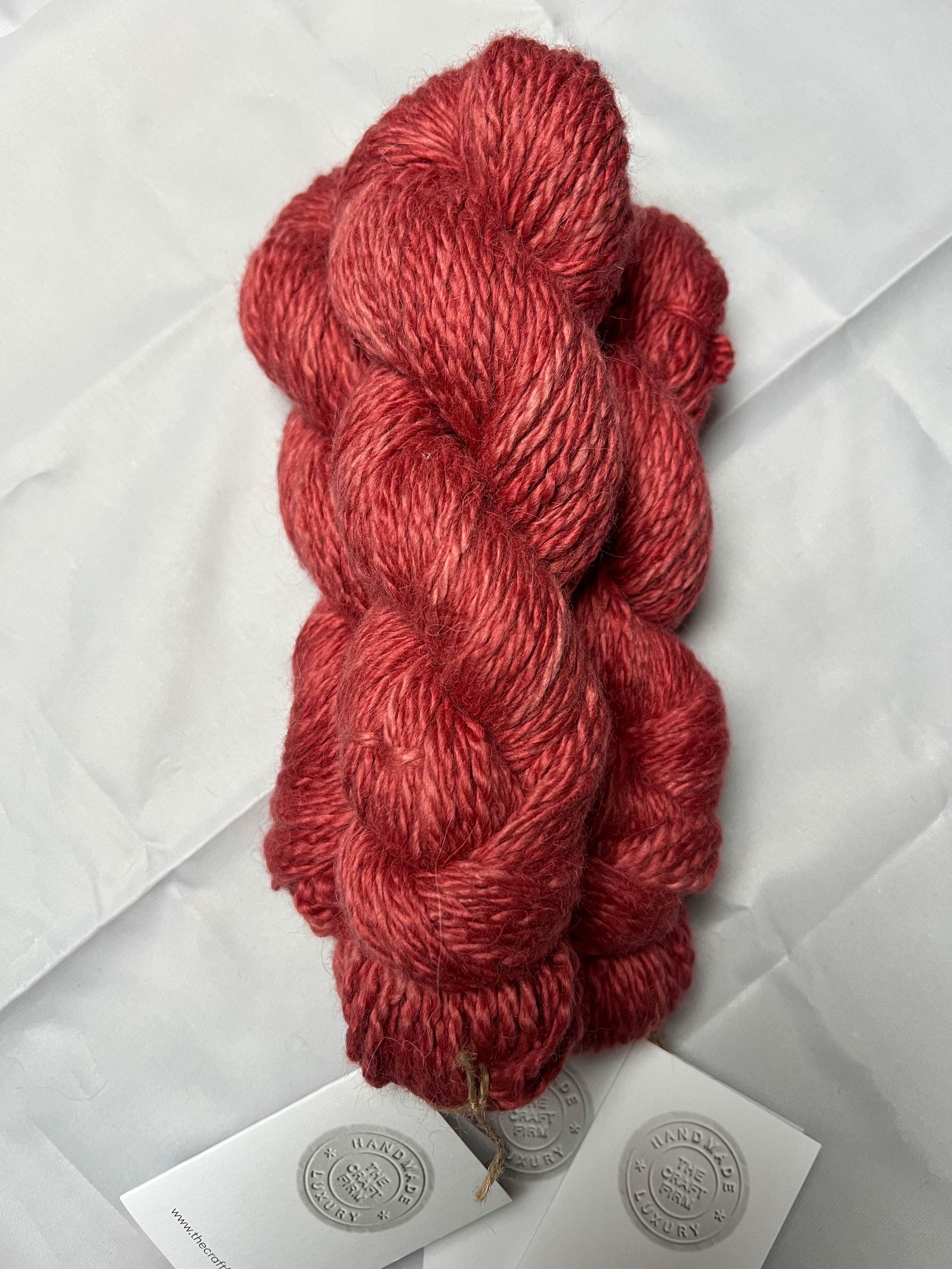 Hand dyed Chunky alpaca yarn