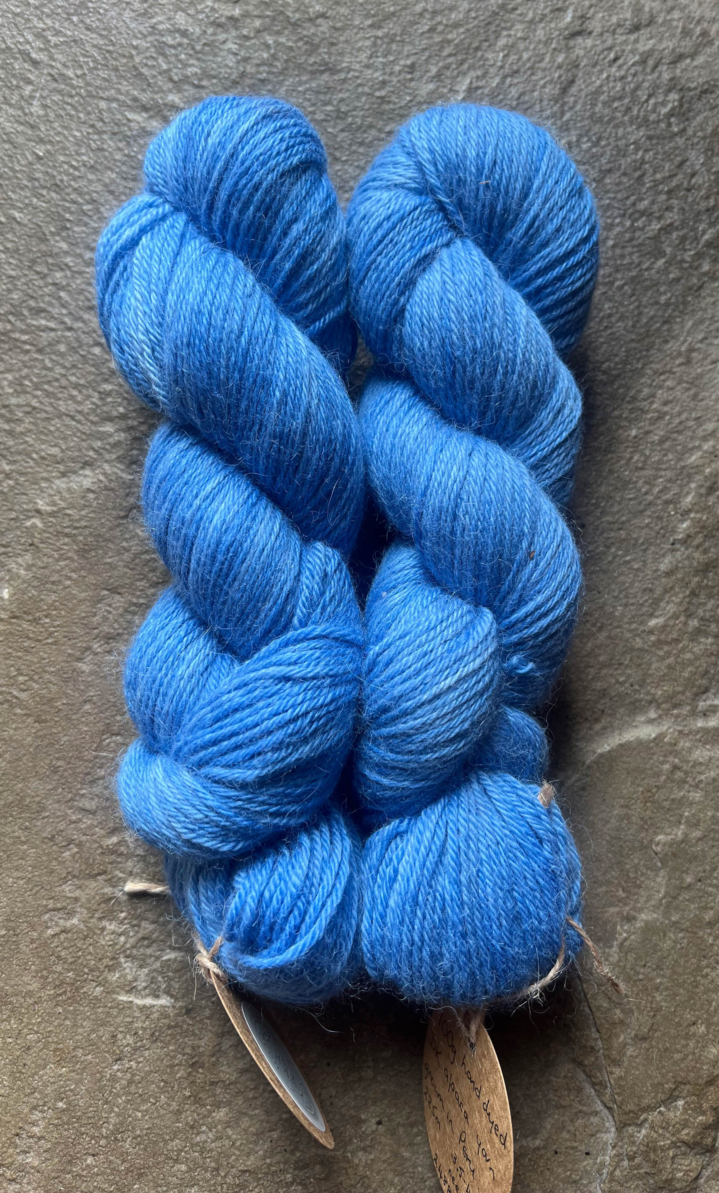Hand dyed DK alpaca yarn