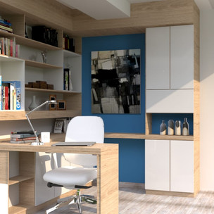 Estudio y escritorio apartamento