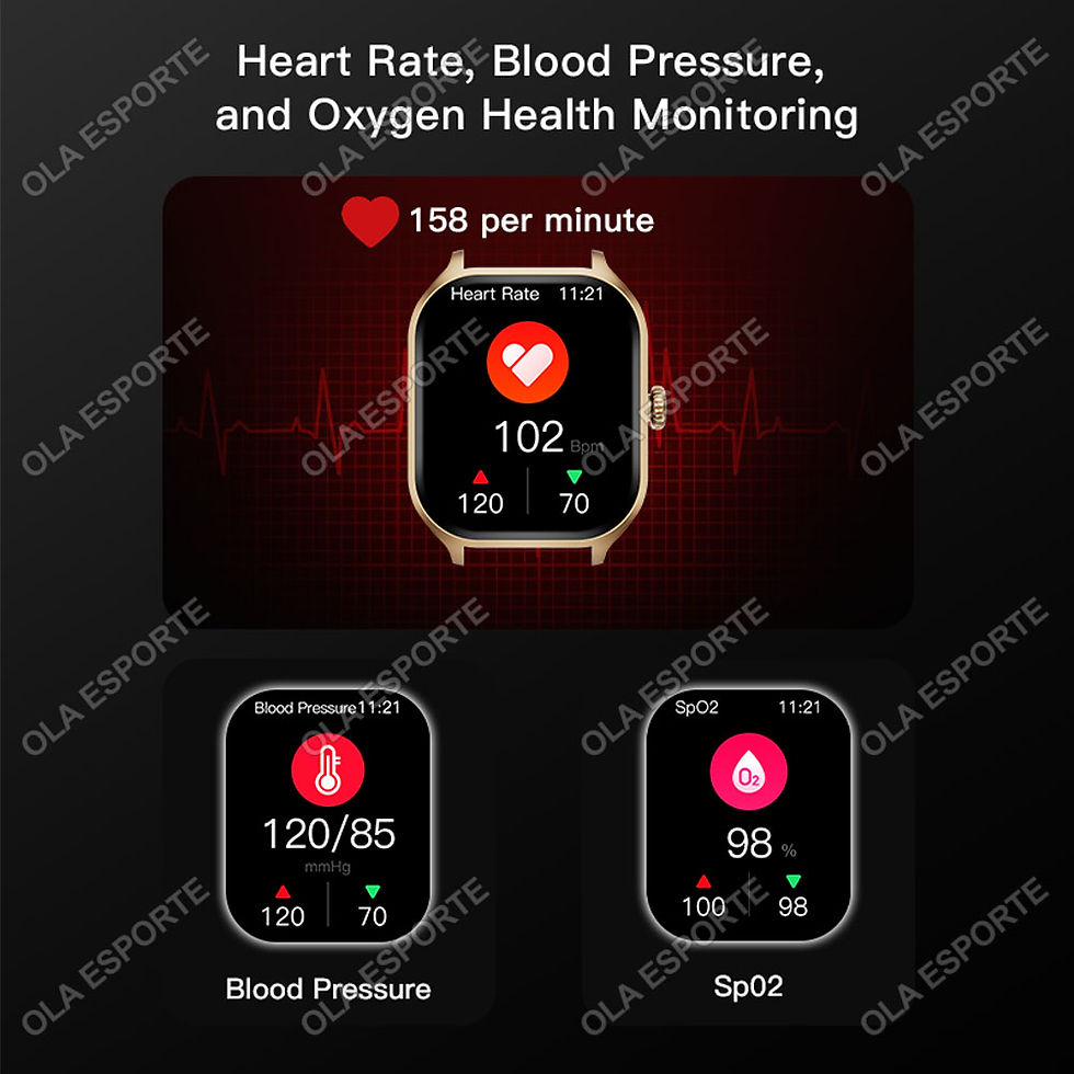 Thumbnail: Smart Watch For Android IOS Watches 2.01inch HD Display Bluetooth Call Message A