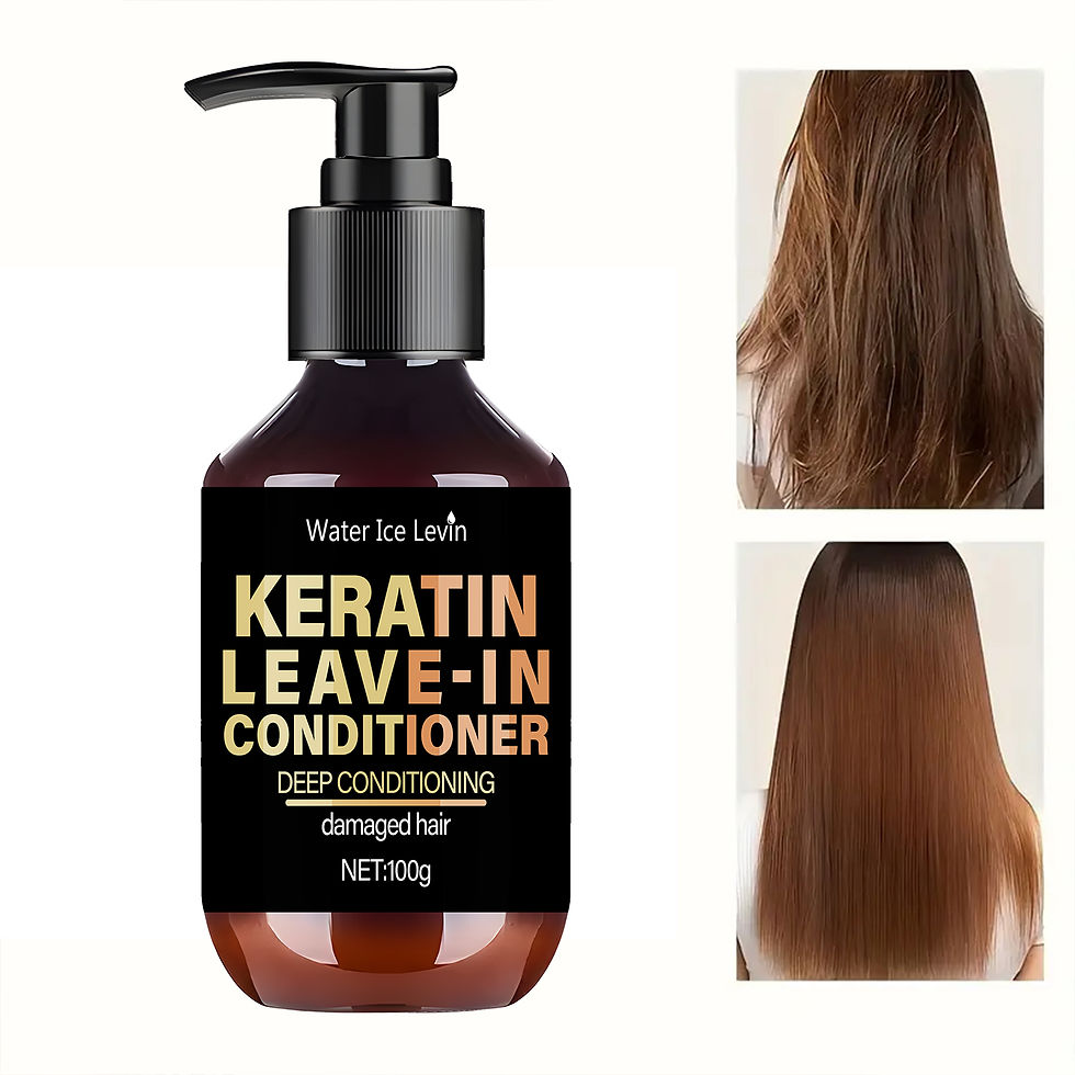 Thumbnail: Keratin Leave-In Conditioner with Biotin & Collagen - Repairs Damaged Hair for D
