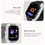Thumbnail: Smart watch for android phone.1.44 inch color screen full touch bluetooth call