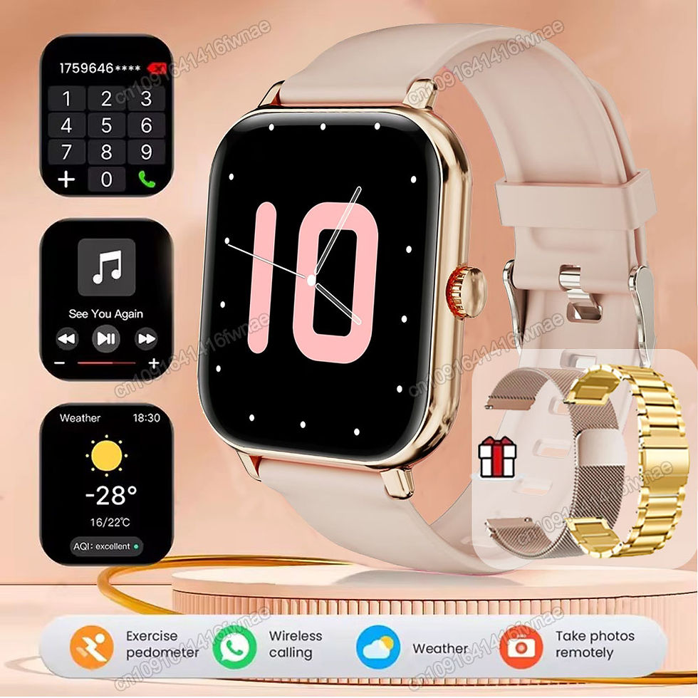 Thumbnail: Smart Watch For Android IOS Watches 2.01inch HD Display Bluetooth Call Message A