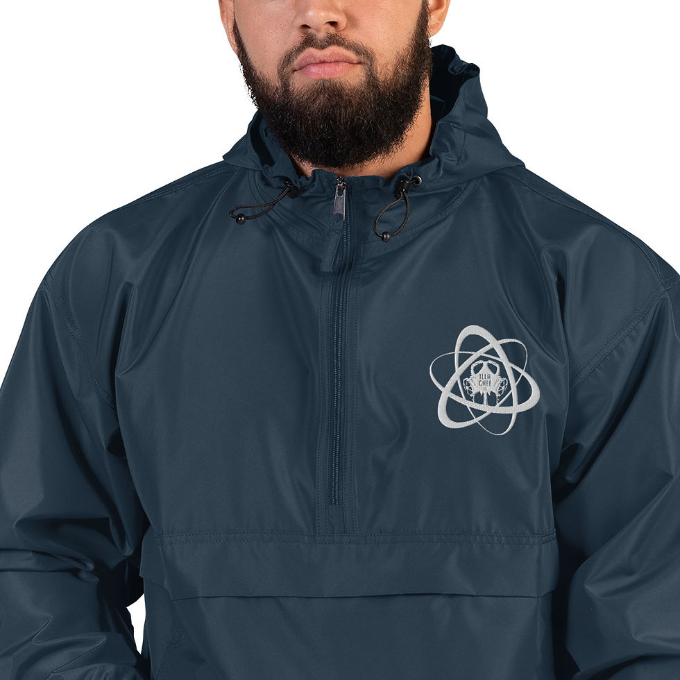 Thumbnail: Embroidered Illa Ghee SIGNATURE LOGO Champion Packable Jacket