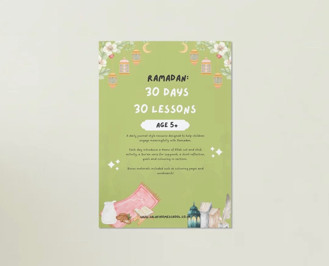 Ramadan: 30 Days 30 Lessons