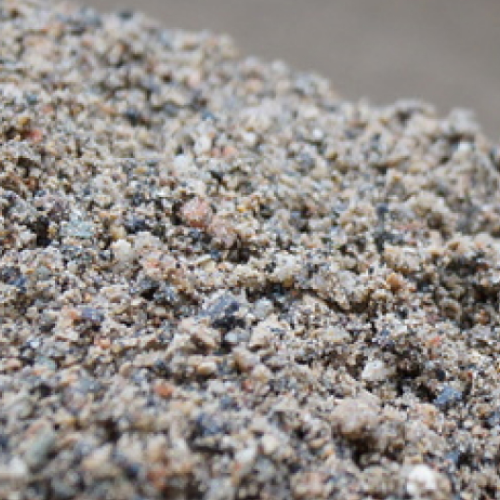 Secondary sand from processing.