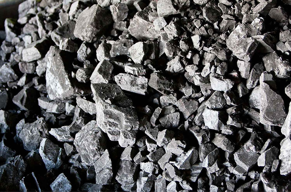 Iron ore for recovery icon.