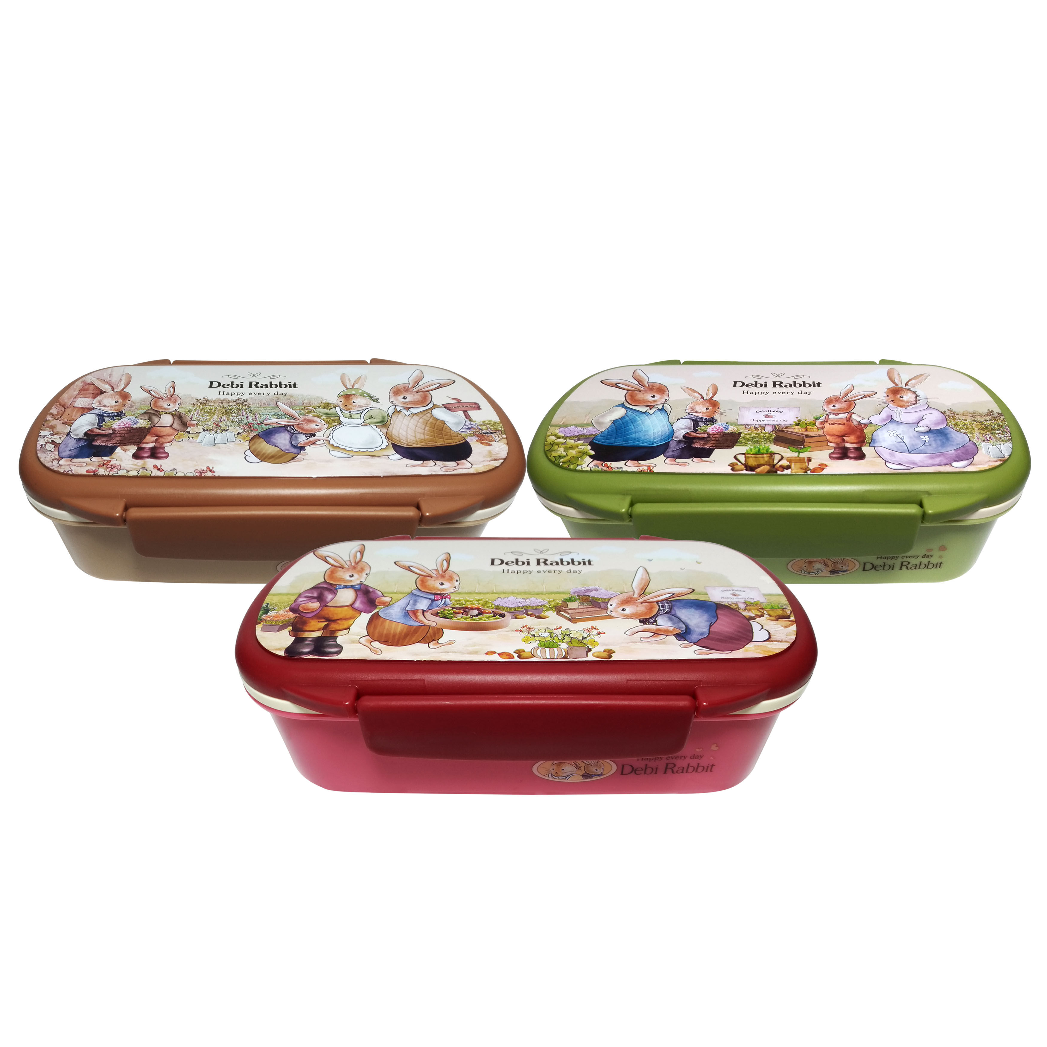 LUNCH BOX RABBIT RETANGULAR P