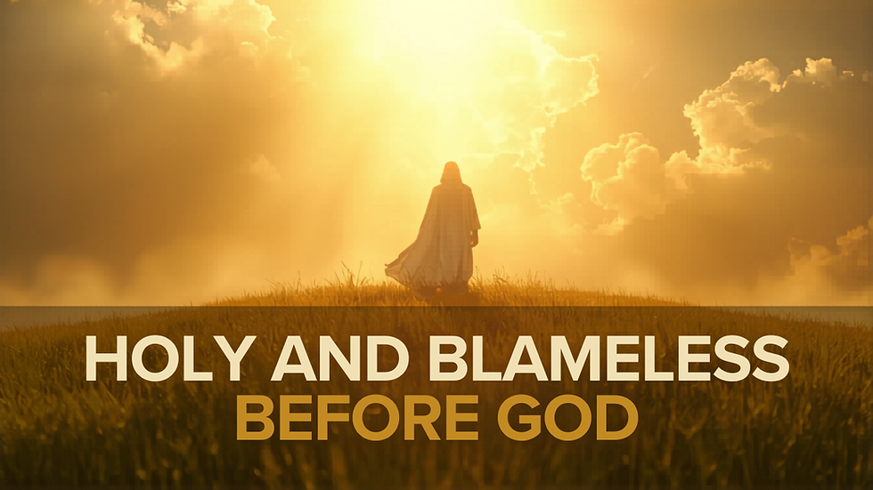 Holy and Blameless Before God: What Colossians 1 Says About Who You Really Are