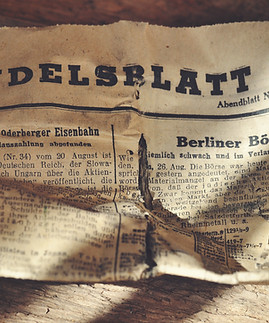 Old German Newspaper