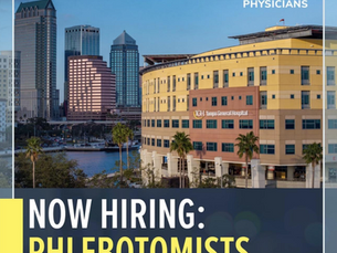 Now Hiring: Phlebotomists