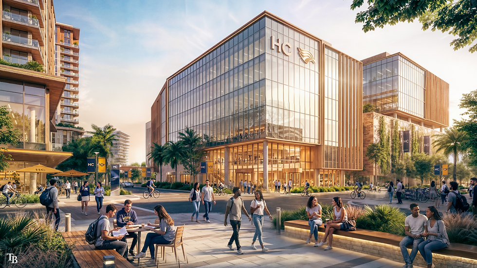 A rendering of new Hillsborough College facilities. Image: Tampa Bay Rays.