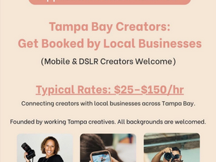 Tampa Bay Creators: Get Booked by Local Businesses