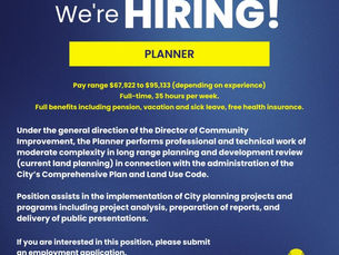 We’re Hiring! Planner