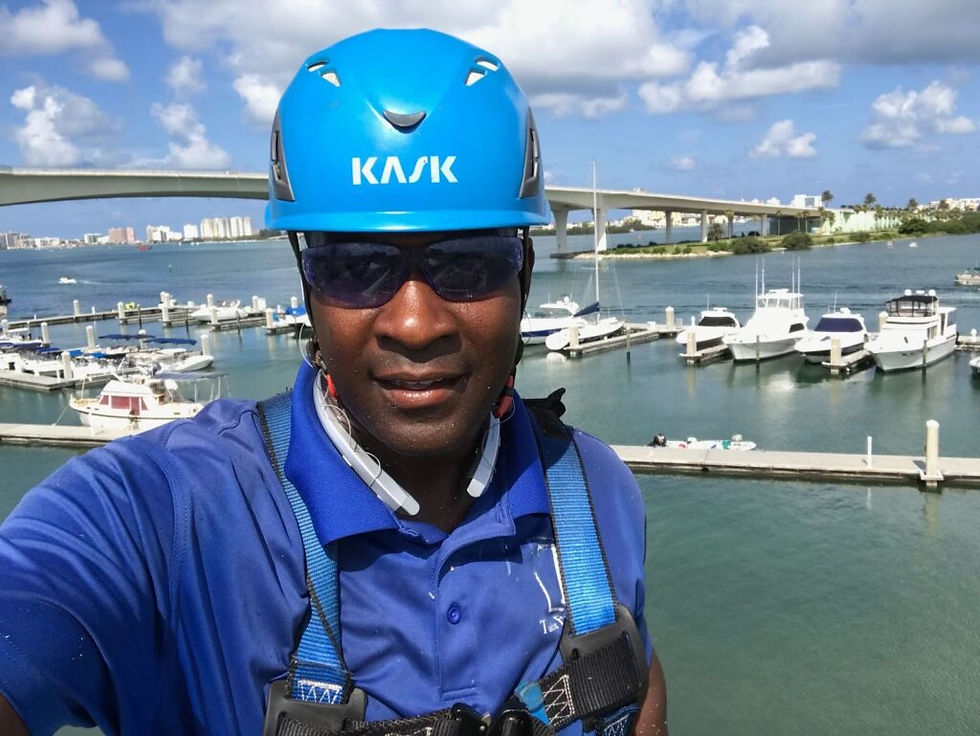 LJ Tucker on site during a tree service job, representing the hands-on leadership and professionalism that have defined Tucker Enterprise for more than 20 years. Photo Courtesy of LJ Tucker