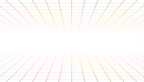 Abstract background with converging pastel-colored grid lines to a bright white center.