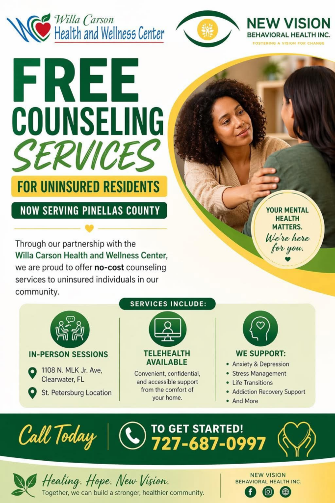 Free Counseling Services for Uninsured Residents