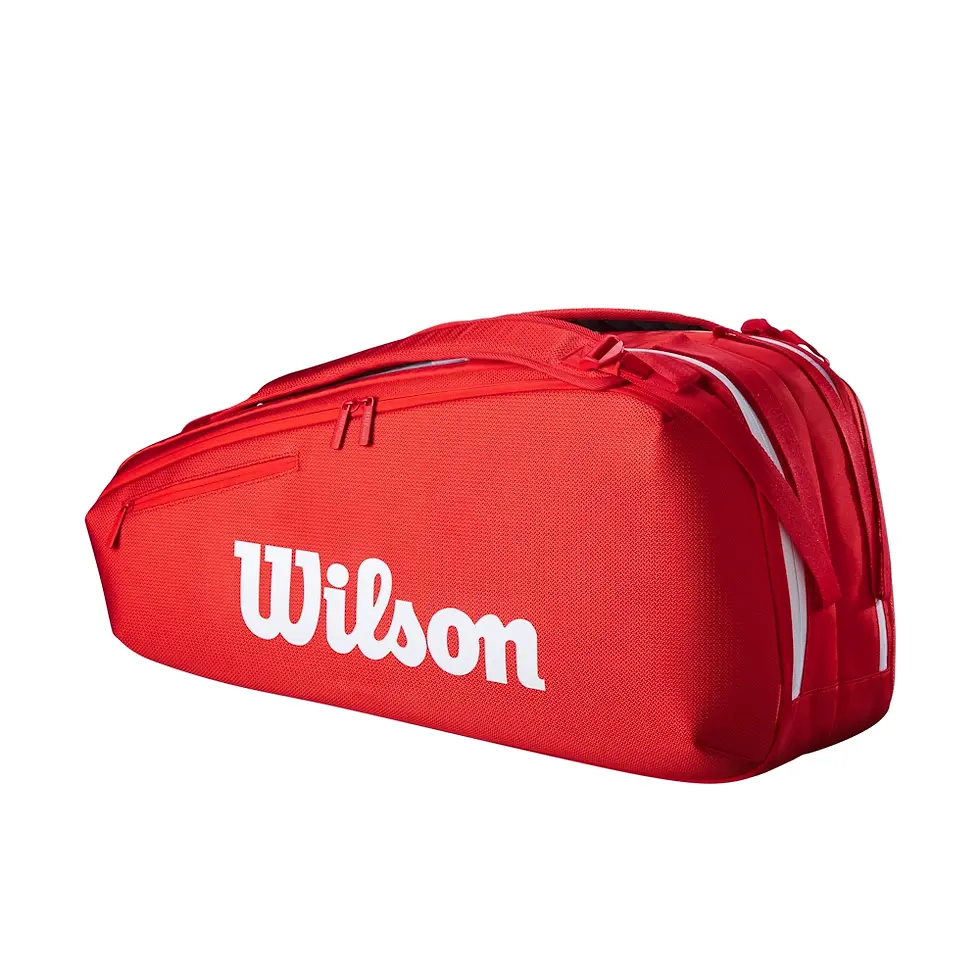 Wilson Super Tour 6PK piros ütőtáska