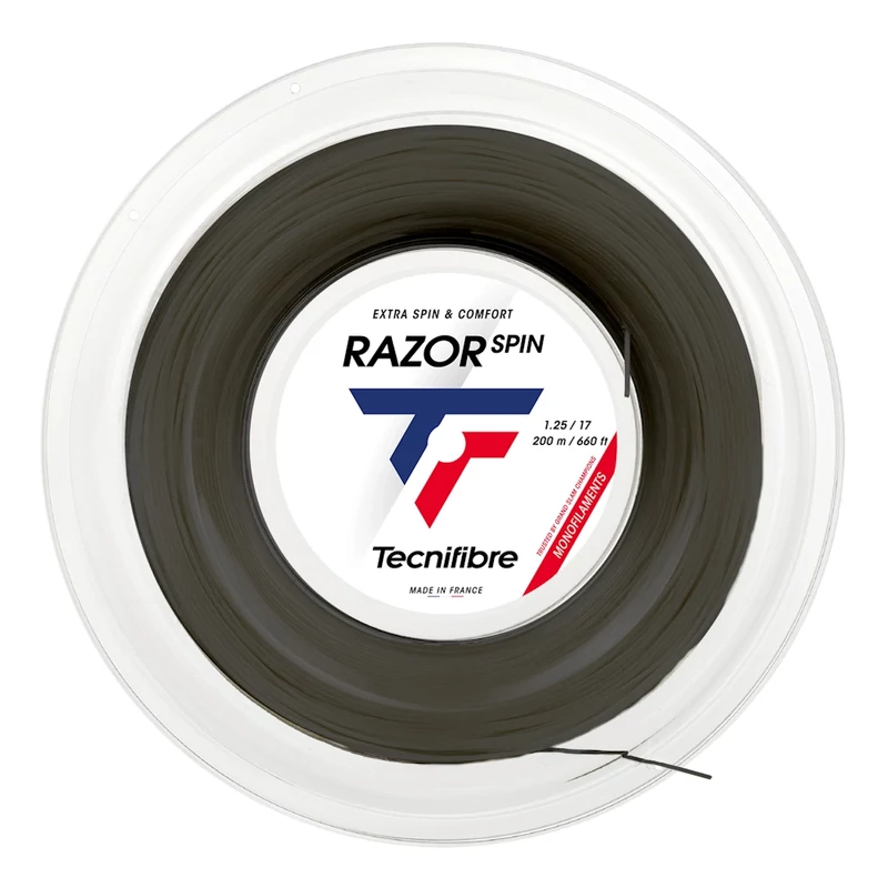 Tecnifibre Razor Spin (fekete) 200m teniszhúr
