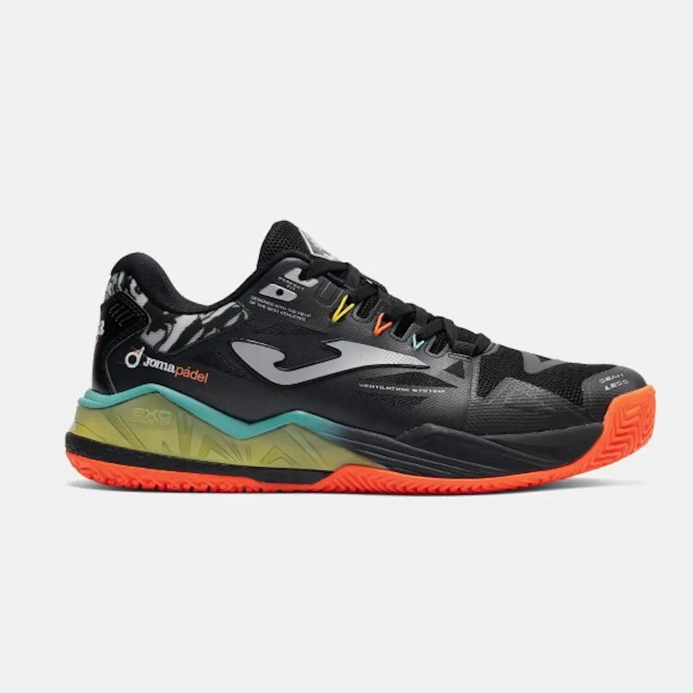 Joma Spin Men 2601 Black (fekete) padelcipő