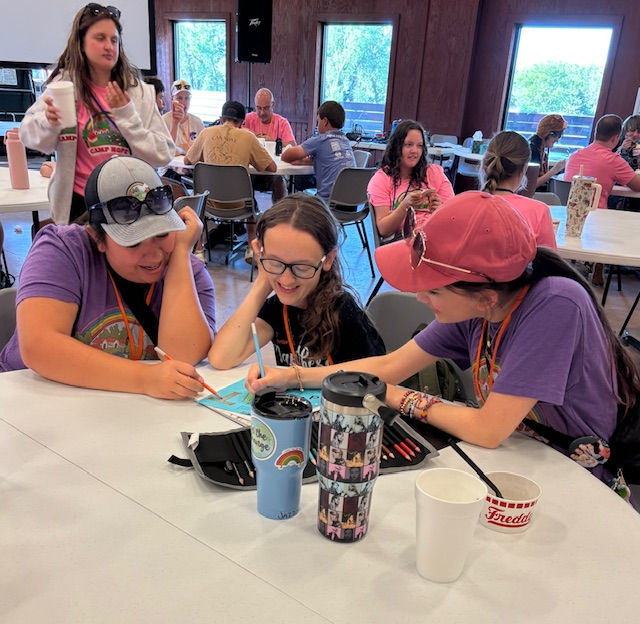 Sierrah, Jazzy and Sophia doing what they do well!