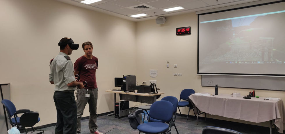 User Testing using VR environment